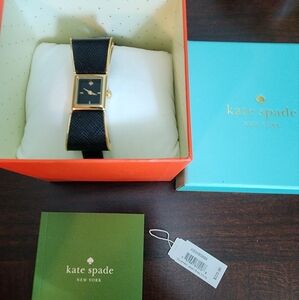 Kate Spade Kenmare Black and Gold Bow Watch